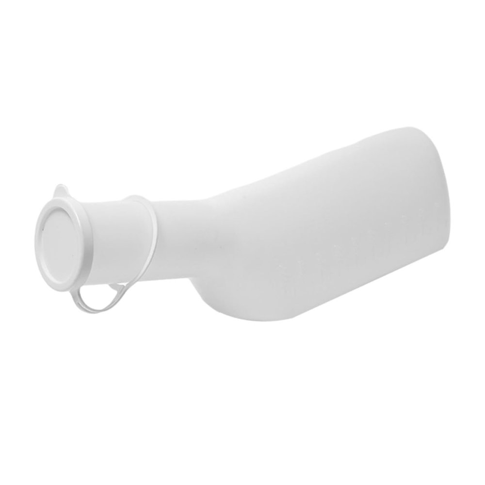 1000 mL Plastic Urinal Pot, White, Portable