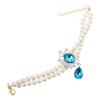 Toddmomy Adjustable Beaded Collar, Wear-Resistant Plastic Collar for Dogs and Cats, Elegant Pet Collar for Parties and Pet Birthdays view 1