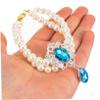 Toddmomy Adjustable Beaded Collar, Wear-Resistant Plastic Collar for Dogs and Cats, Elegant Pet Collar for Parties and Pet Birthdays view 4