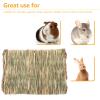 SEWOART Natural Grass Mat for Small Pets view 2