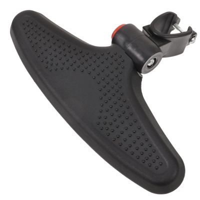SECFOU Stroller Footrest Extension, Plastic, Smooth Surface, Black