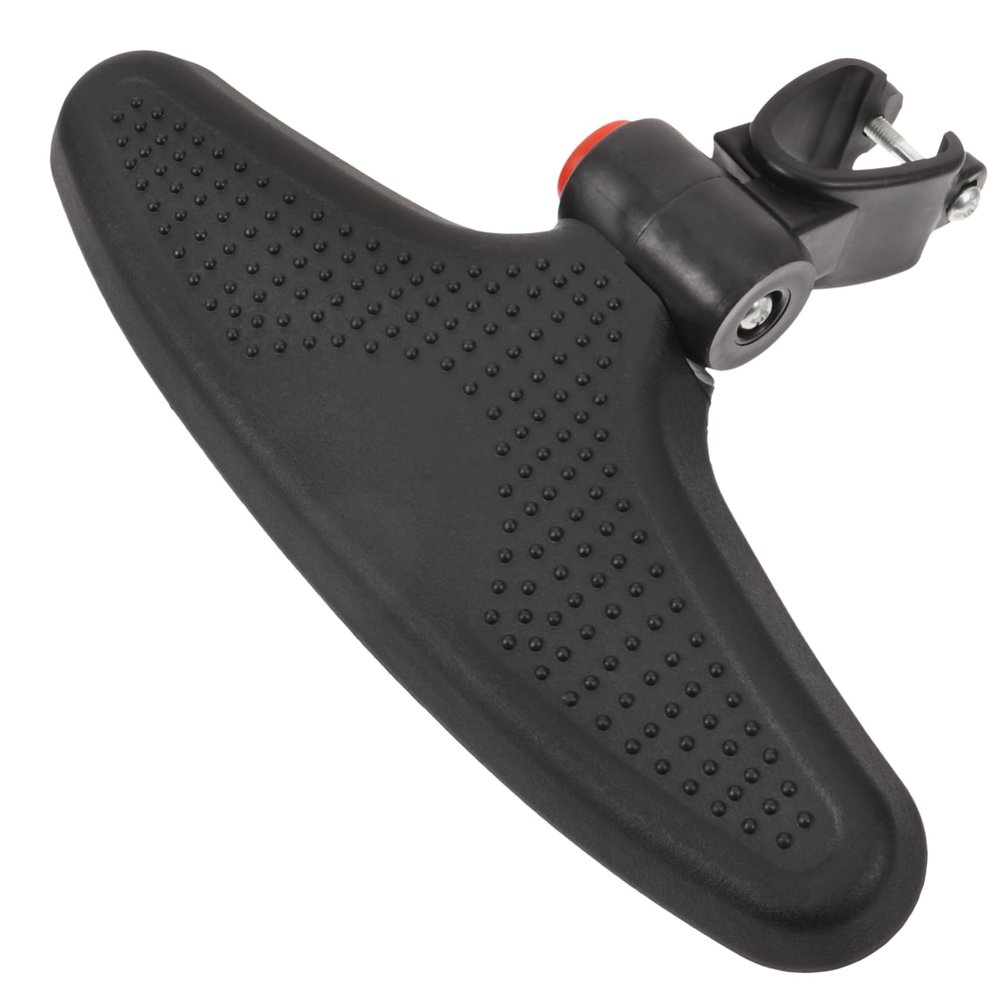 SECFOU Stroller Footrest Extension, Plastic, Smooth Surface, Black