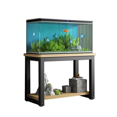 Aquarium Stand with Non-Slip Feet, Black, 40 x 30 cm