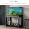 Aquarium Stand with Non-Slip Feet, Black, 80 x 45 cm view 2