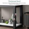 Aquarium Stand with Non-Slip Feet, Black, 80 x 45 cm view 3