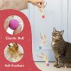 Andiker 3PCS Bouncy Cat Ball Set with Feathers view 4