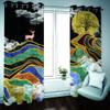 MAYNUO 3D Moose Blackout Curtains for Kids’ Room, 2 Panels, 140 x 160 cm view 4