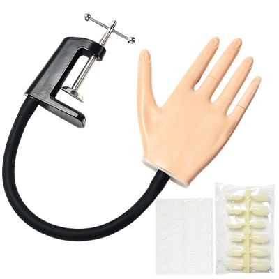 Adjustable Manicure Practice Hand with Nails