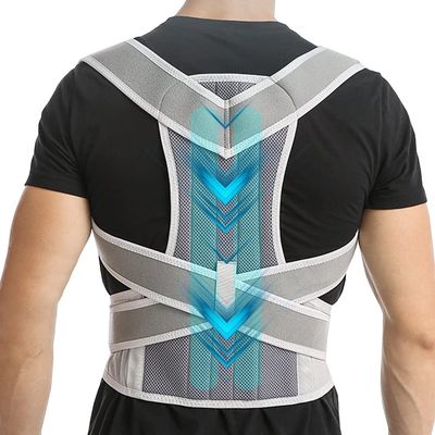 Adjustable Posture Corrector Back Support, Breathable Brace for Men and Women (M)
