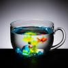 SDA287MZ Egg-Shaped Desktop Glass Aquarium view 3