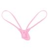 SRZYMJ Men's Sexy Low Rise Thong - Pink XL view 2