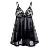 Generic Valentine's Sheer Lingerie Set for Women, Sexy Lace Push-Up Bodysuit, 2-Piece Set, Babydoll Dress, Plus Sizes, Red view 4