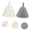 Women's Felt Sauna Hats, 2-Pack view 4