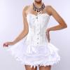 Generic Women's Lace Lingerie Set, Sheer Fishnet Babydoll Nightdress with Lace Bra view 3