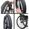 24-Inch Non-Slip Silicone Wheelchair Push-Rim Covers, 1 Pair view 2