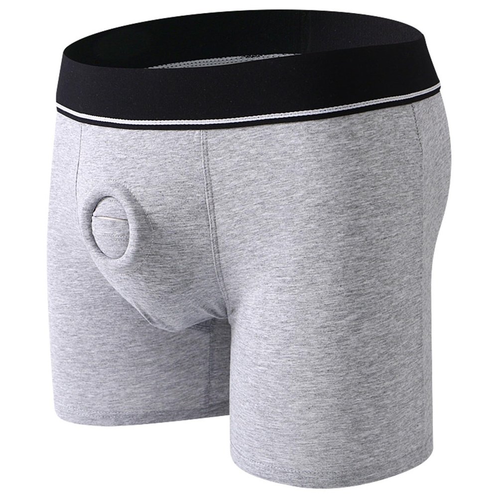 Men's Retro Transparent Mini Swinger Club Shorts