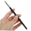 5-Piece Black Wooden Fiber Brushes for Eyelash Lifting and Makeup view 2