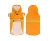 Reflective Dog Raincoat - Waterproof with Hood, Orange, M view 1