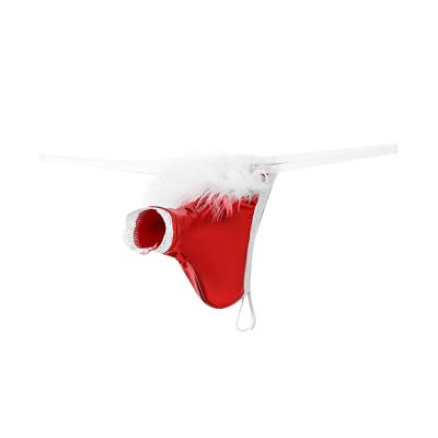 Men's Retro Transparent Mesh Thong Underwear