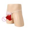 Men's Retro Transparent Mesh Thong Underwear view 3