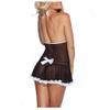 Women's Sexy Open-Crotch Lace Lingerie Bodysuit Set view 2