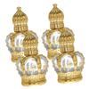 IWOWHERO 4-Piece Vintage 15 ml Glass Perfume Bottles with Roller Balls view 1