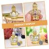 IWOWHERO 4-Piece Vintage 15 ml Glass Perfume Bottles with Roller Balls view 4