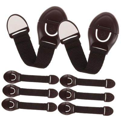Child Safety Locks for Cabinets, 12-Piece, ABS, Brown, for Home