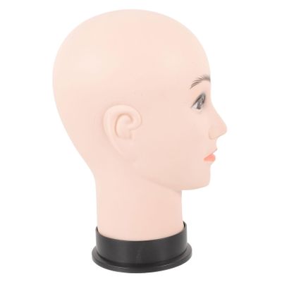 FRCOLOR Wig Display Mannequin Head with Hat and Glasses Stand