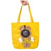 Yellow Canvas Cat Carrier, Lightweight and Soft, with Ventilation view 2