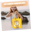Yellow Canvas Cat Carrier, Lightweight and Soft, with Ventilation view 4