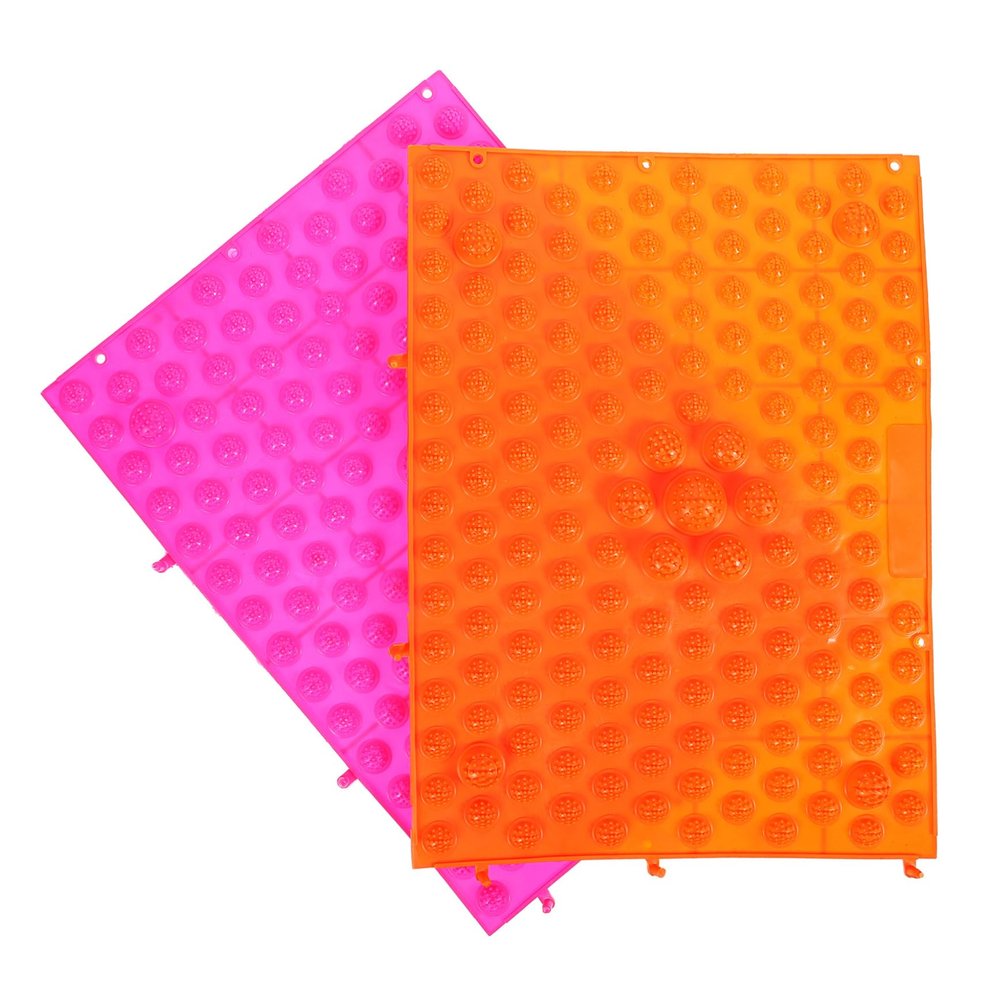 FRCOLOR 2-Piece Acupressure Foot Massage Mat for Home Relaxation and Foot Care