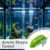 Betta Aquarium Tunnel Leaf Pad Hideout view 2