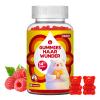 Hair Growth Biotin Gummies, High-Dose 10,000 g, Raspberry Flavor, Sugar-Free Vegan Hair Vitamins for Women view 1