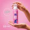 ANDbeauty Clear Sun Spray SPF 50, Transparent Sunscreen for Face & Body, Invisible, Ultra-Light & Non-Greasy, 100 ml, Vegan & Clean view 2