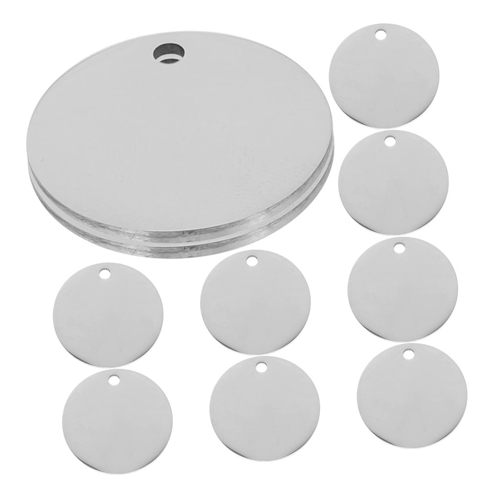 TINEASUR 10 Pack Stainless Steel Pet Tags
