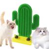 Teksome Cat Scratching Board - Cactus Shape view 1