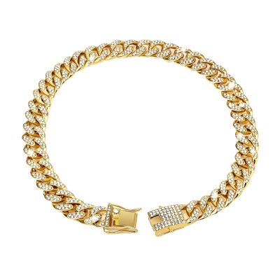 Gold Chain Dog Collar