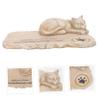 HOMOBABE Waterproof Resin Cat Grave Marker for Outdoor Use view 3