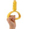 HEALEEP 2-Piece ABS Semicircular Hand Grip, Multifunctional Bus Handle for Seniors, Yellow view 3