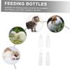 Hemobllo Set of 4 Silicone Pet Feeding Bottles with Measurement Scale view 2