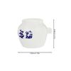 Toddmomy 5-Pack Round Plastic Parrot Bowls for Bird Cages, White view 2