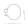 Plastic Pigeon Leg Bands for Breeding and Identification, 100 pcs view 2