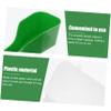 Hemobllo 4-Piece Wear-Resistant Plastic Bird Feeders for Parrots and Cockatiels view 2