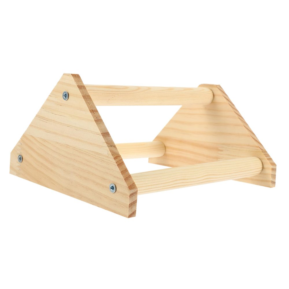 WEKAMOS Wooden Parrot Stand
