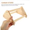 WEKAMOS Wooden Parrot Stand view 4