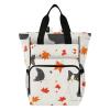 OWFKAY Baby Diaper Bag Backpack with Insulated Pockets, Cat Autumn Leaves Pattern view 1