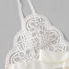 Women's Sexy Plus-Size Floral Embroidery Lingerie Set with Underwire Bra and G-String view 2