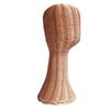 VILLFUL Brown Handwoven Rattan Hat Stand for Hats and Wigs view 1
