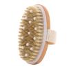 1-Piece Shower Brush, Portable Handheld Brush with Wooden Bristles, Exfoliating Massage, Soft Spa Brush, Shower Massage Tool (B) view 1